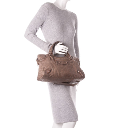 Balenciaga Agneau Giant 12 Rose Gold Hardware City Gris Poivre 2 of 8