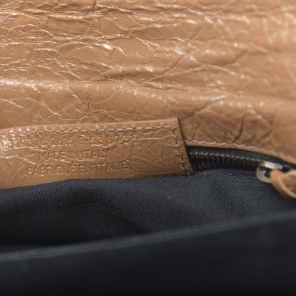 Balenciaga Agneau Classic Hardware Envelope Clutch Cannelle 7 of 11
