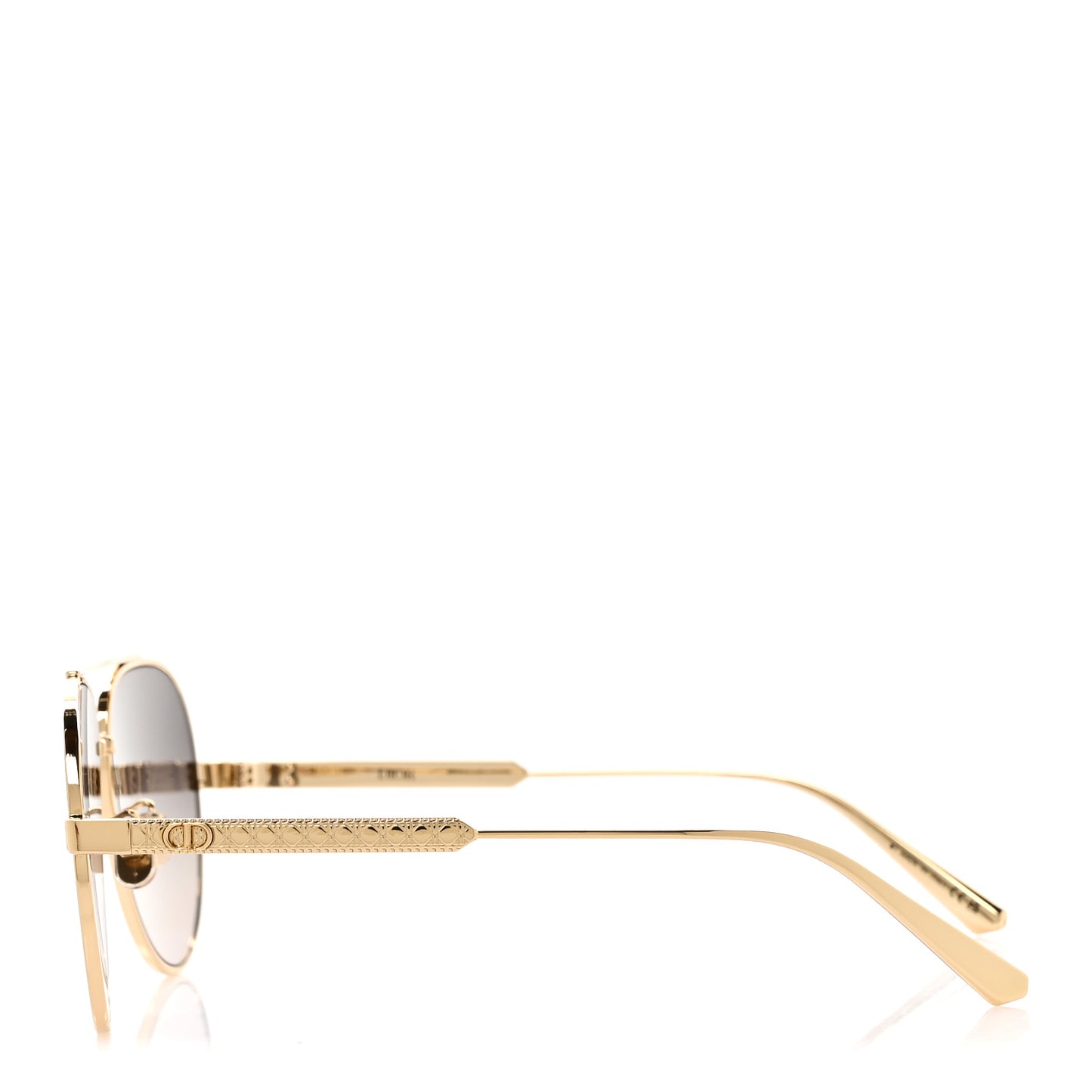 DiorCannage A1U Metal Sunglasses Gold