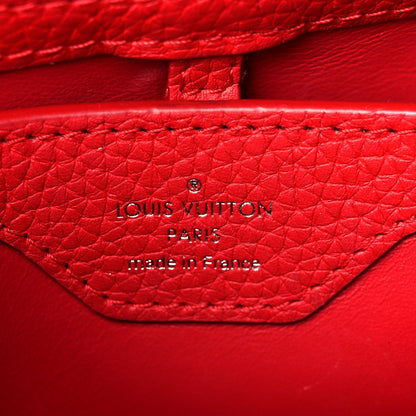 Louis Vuitton Taurillon Capucines BB Scarlet Red 6 of 9