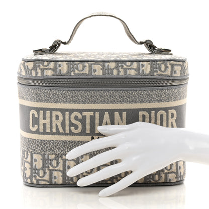 Christian Dior Oblique Diortravel Vanity Case Grey 2 of 8