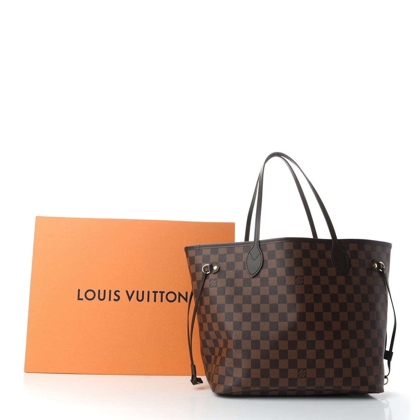 Damier Ebene Neo Neverfull MM Rose Ballerine
