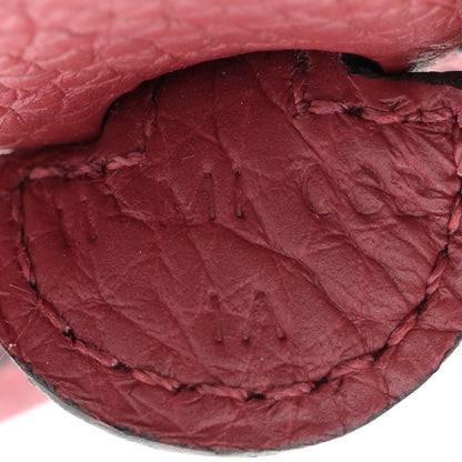 Hermes Taurillon Clemence Evelyne TPM Rouge H 7 of 11