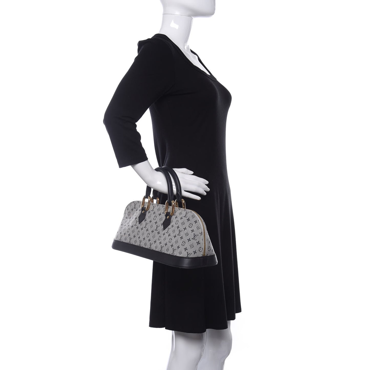 Mini Monogram Alma Long Blue