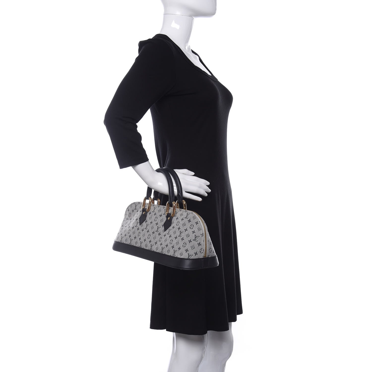 Louis Vuitton Mini Monogram Alma Long Blue 2 of 16