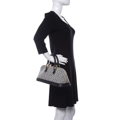 Louis Vuitton Mini Monogram Alma Long Blue 2 of 16