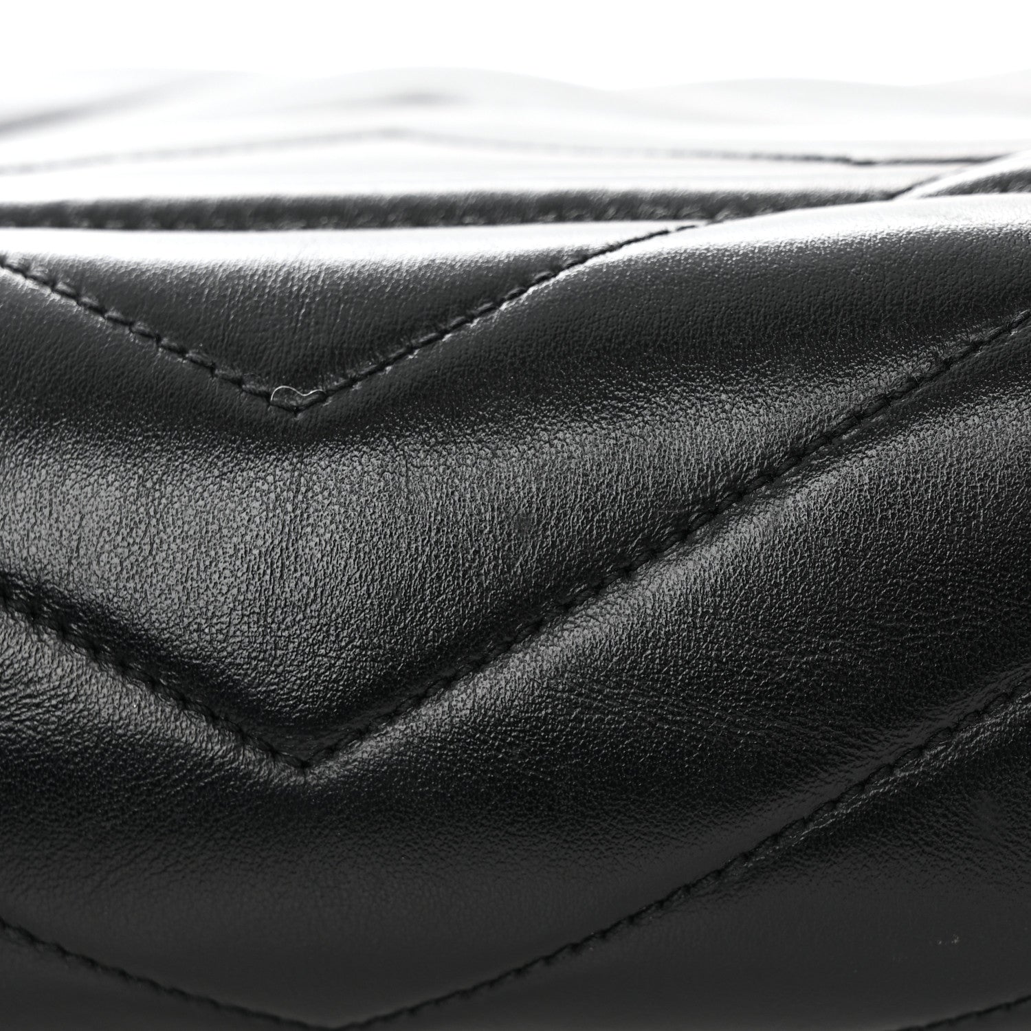 Saint Laurent Calfskin Y Quilted Monogram Toy Loulou Crossbody Bag Black 17 of 19