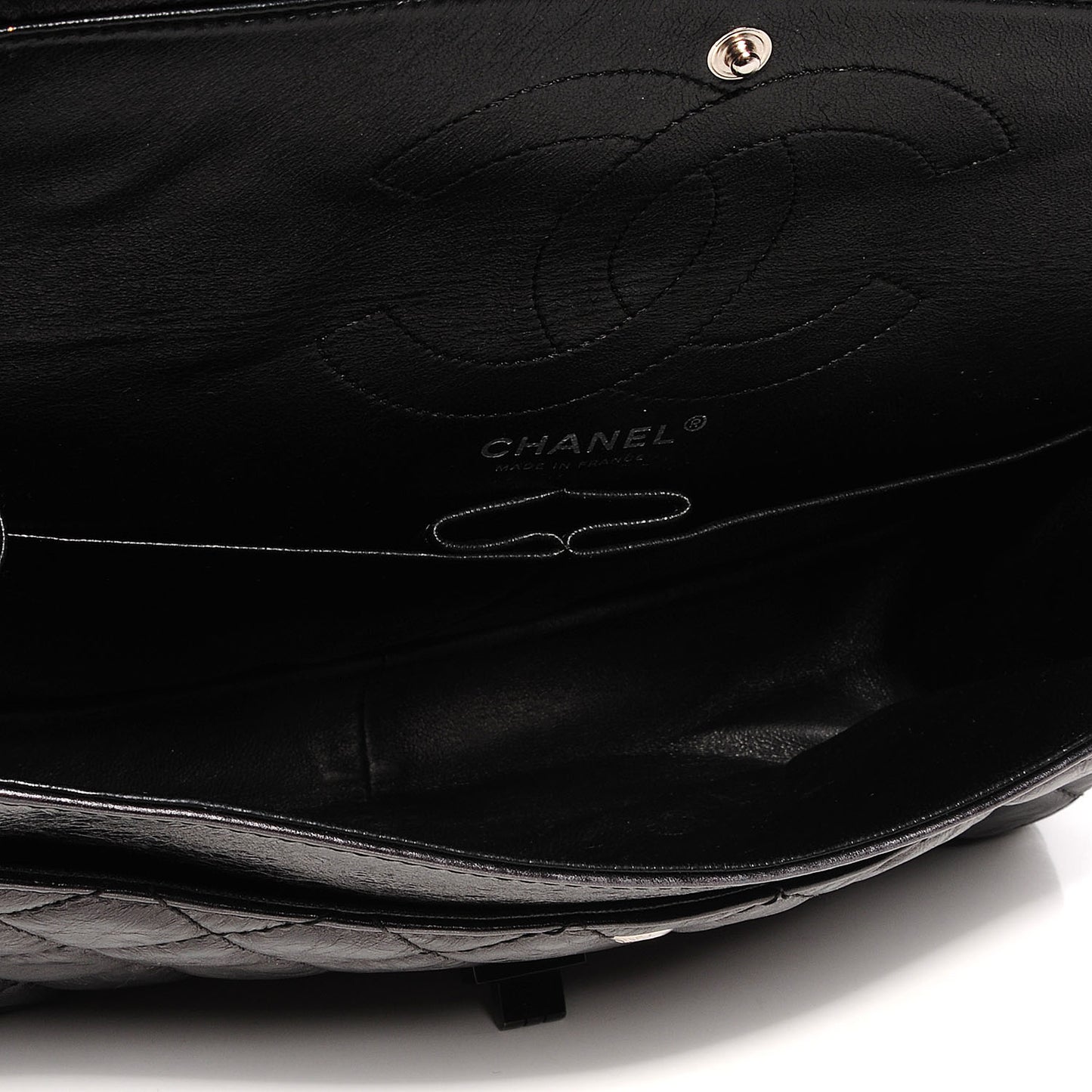 Metallic Calfskin 2.55 Reissue 226 Flap Black