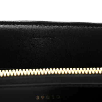 Celine Satinated Calfskin Small 16 Top Handle Bag Black 9 of 12