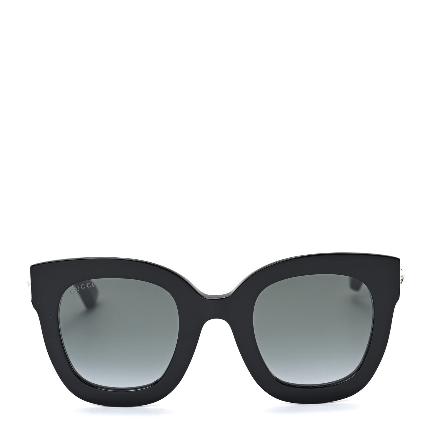 Acetate Crystal Star Round Frame Sunglasses GG0208S Black