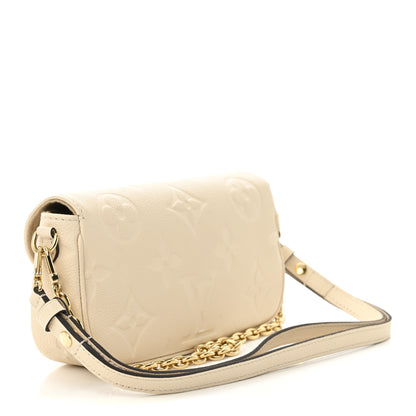Louis Vuitton Empreinte Monogram Giant Ivy Wallet On Chain Cream 3 of 9