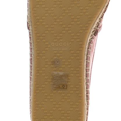 Gucci Monogram Espadrilles 40 Soft Pink 6 of 10