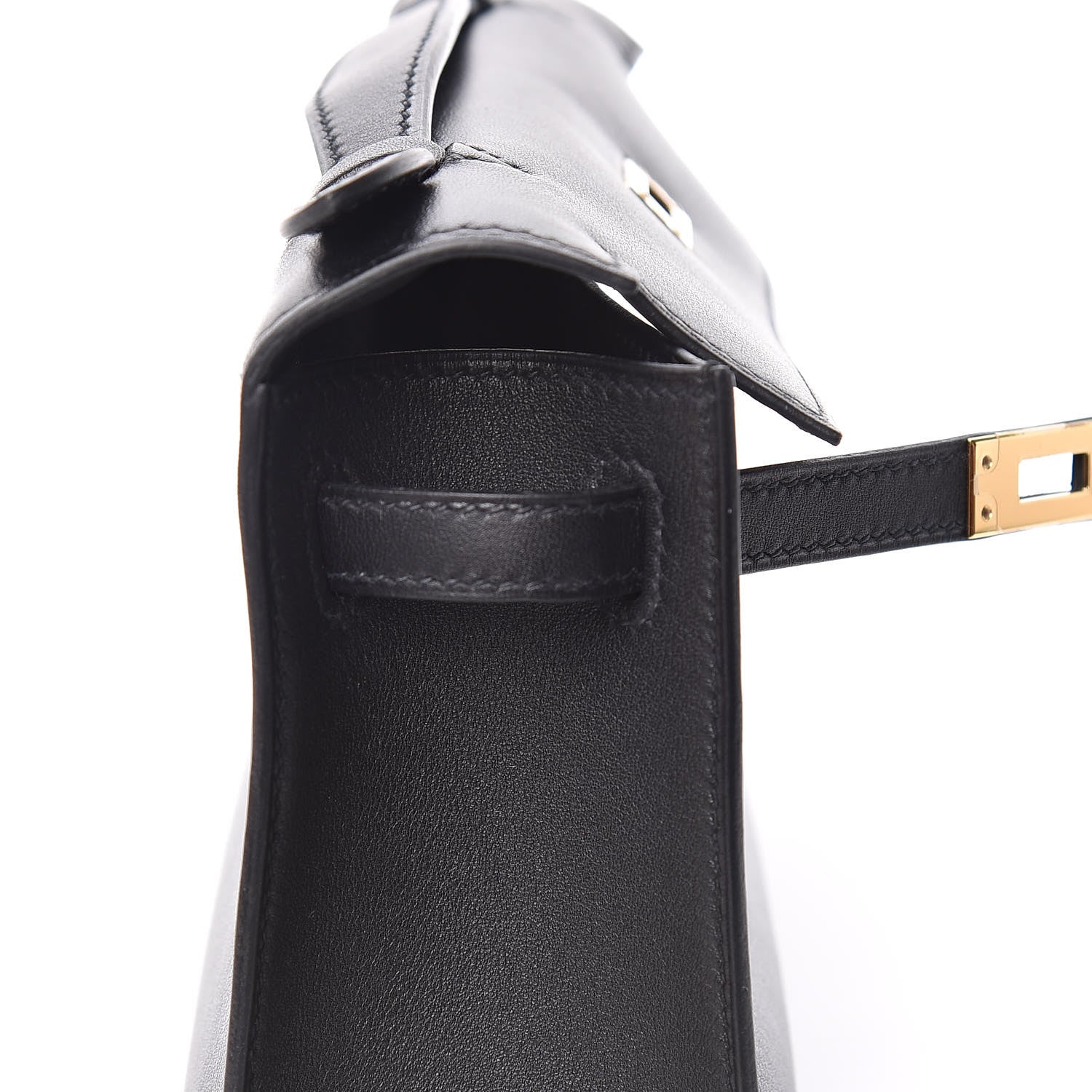Hermes Swift Kelly Pochette Clutch Black 13 of 31