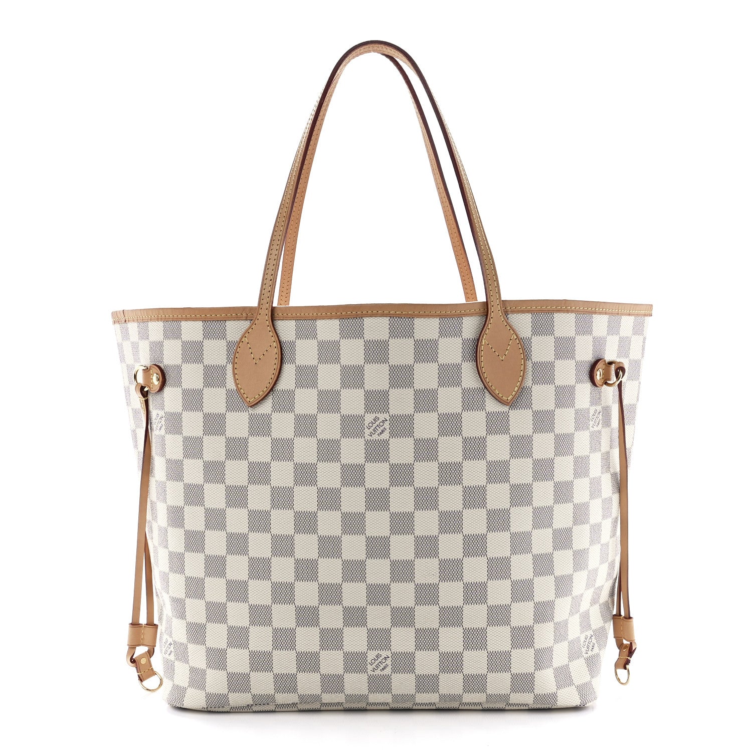 Louis Vuitton Damier Azur Neo Neverfull MM Rose Ballerine 1 of 11