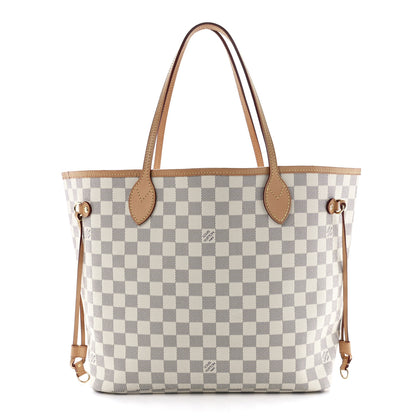 Louis Vuitton Damier Azur Neo Neverfull MM Rose Ballerine 1 of 11