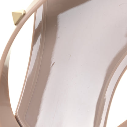 Valentino Garavani PVC Jelly Rockstud Bow Thong Sandals 38 Poudre 8 of 11