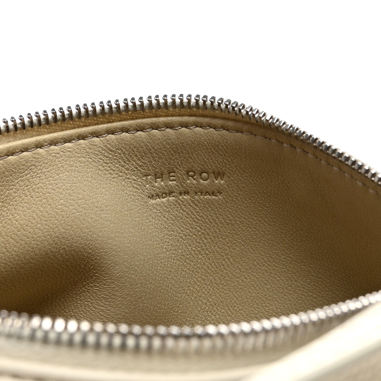 The Row Grained Calfskin 90's Bag Ivory 6 of 9