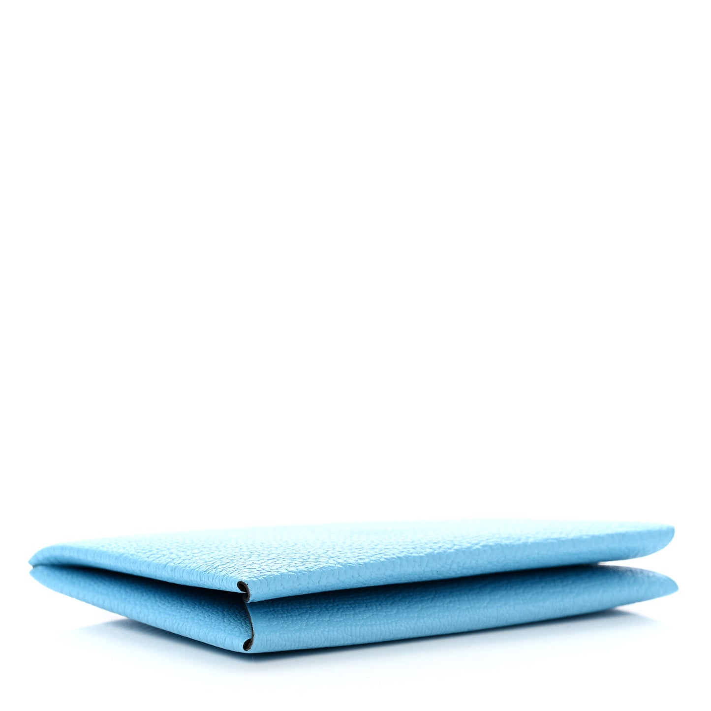 Chevre Mysore Verso Calvi Card Case Celeste Kraft