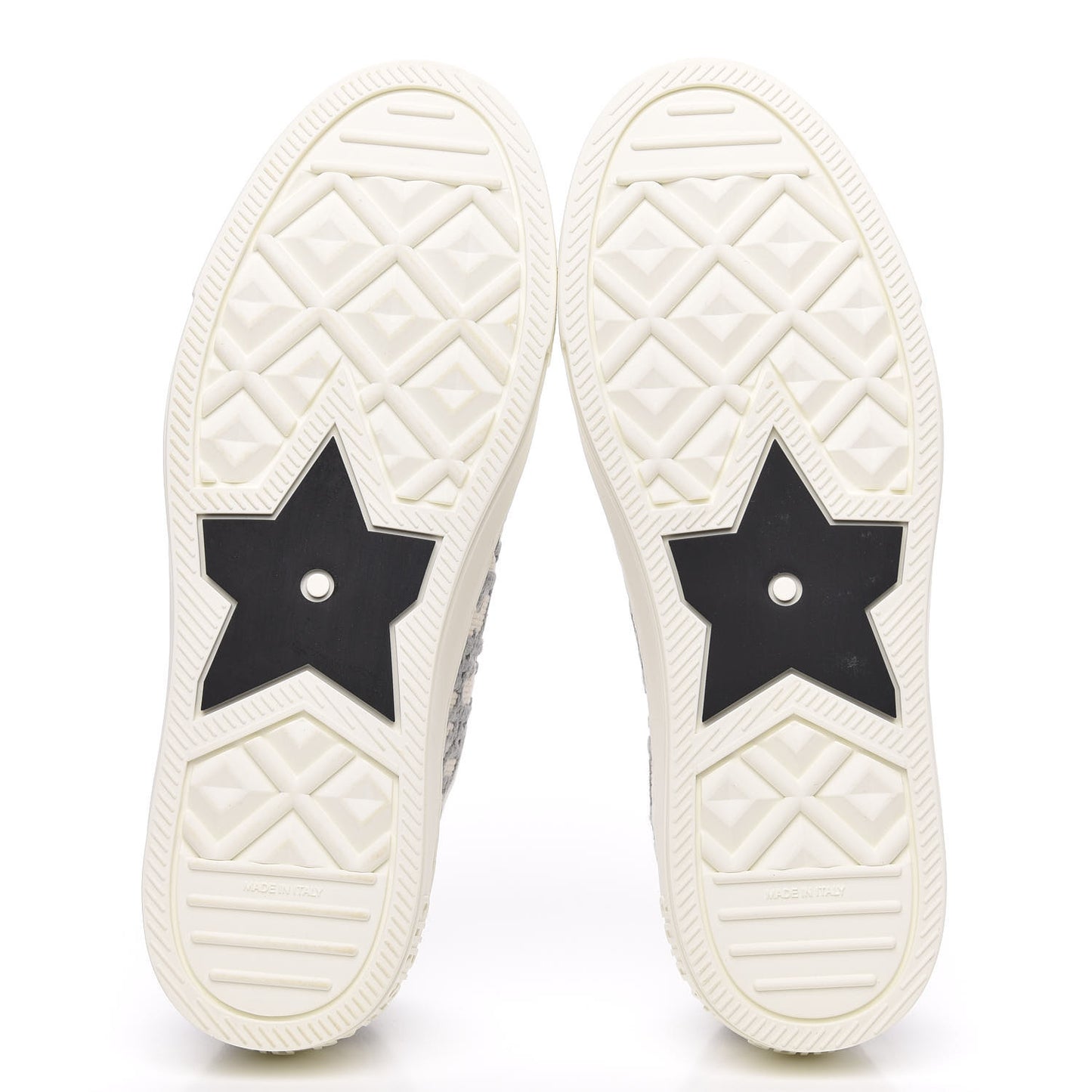 Canvas Oblique Walk'N'Dior Low Top Sneakers 37 Grey Stone