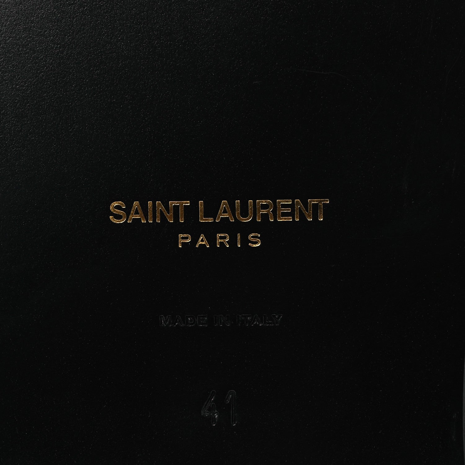 Saint Laurent Calfskin Mens Culver Flat Mules Sandals 41 Black 8 of 12