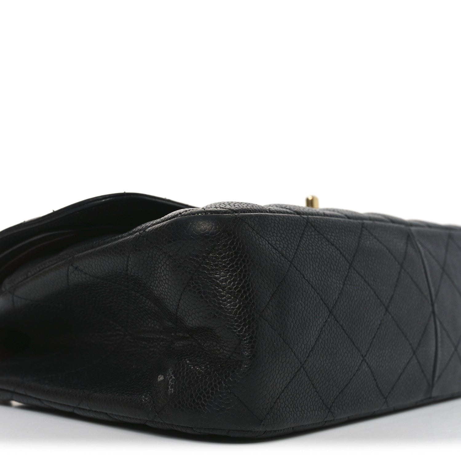 Chanel Caviar Quilted Jumbo Double Flap Black 16 of 19