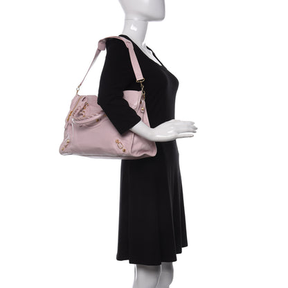 Balenciaga Agneau Giant 12 Gold Hardware City Rose Poudre Rose Petunia 2 of 10