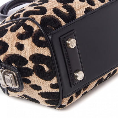 Louis Vuitton Jacquard Velvet Leopard Print Stephen Sprouse Baby Bag 6 of 9