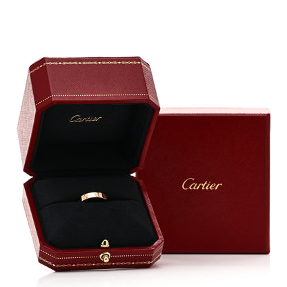 Cartier 18K Yellow Gold 3.5mm LOVE Wedding Band Ring 50 5.25 5 of 5