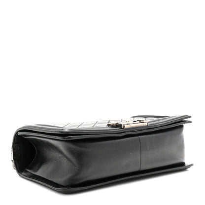 Chanel Lambskin Quilted Medium Boy Flap Black 4 of 10