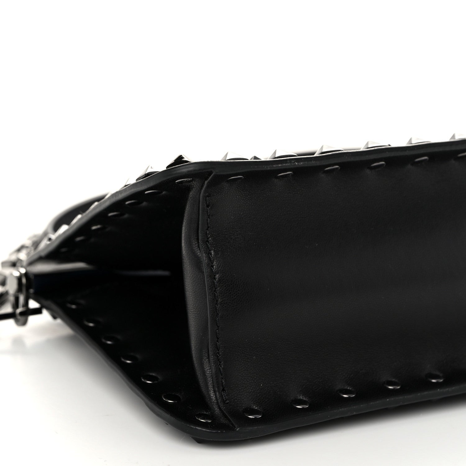 Valentino Garavani Rockstud Spike Shoulder Bag Black 9 of 10