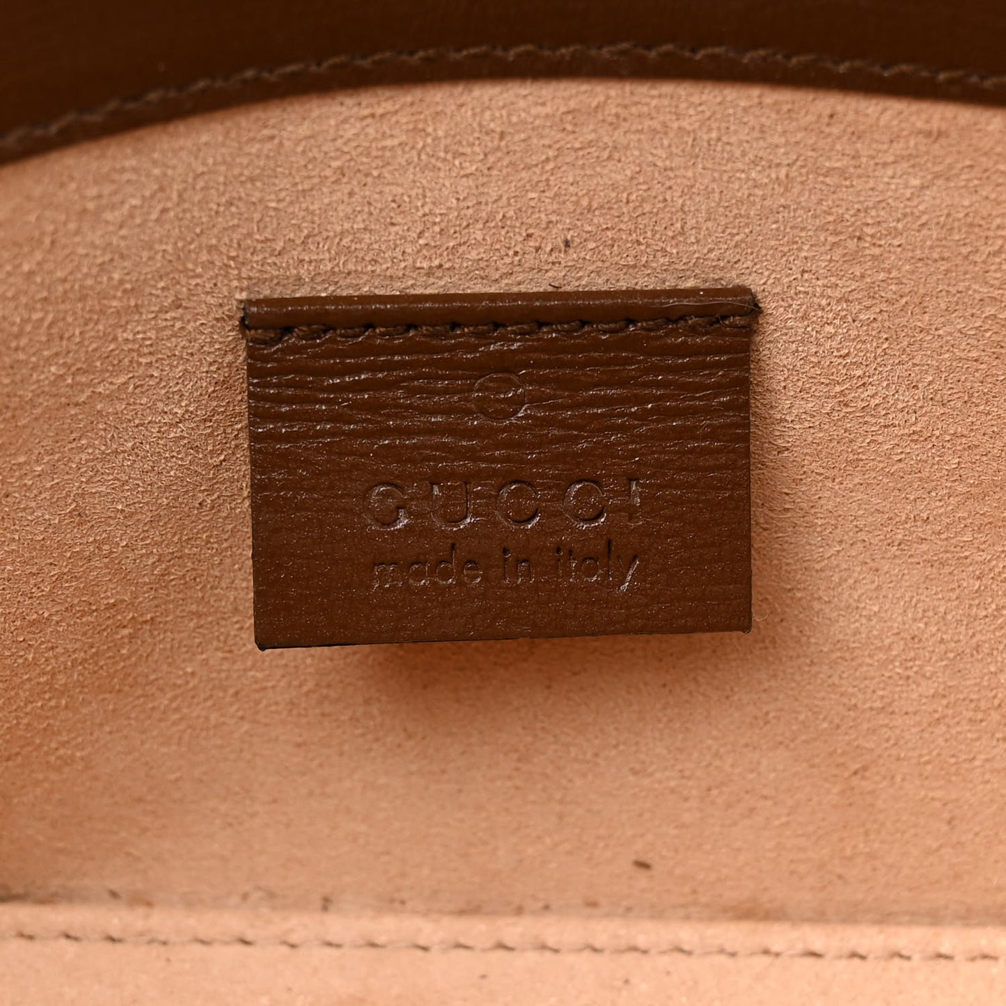 GG Supreme Monogram Mini Horsebit 1955 Shoulder Bag Beige Brown Sugar