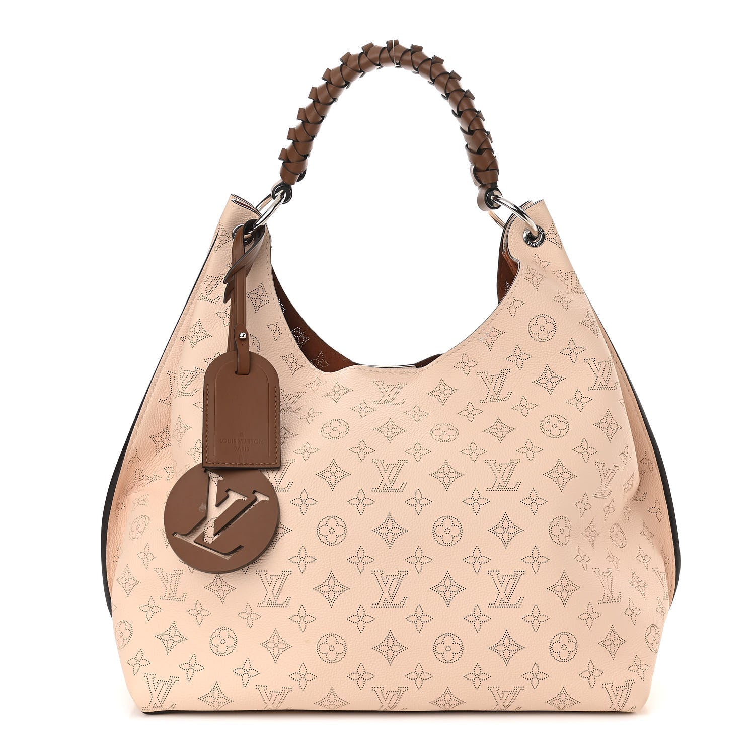 Louis Vuitton Mahina Carmel Hobo Creme 1 of 10