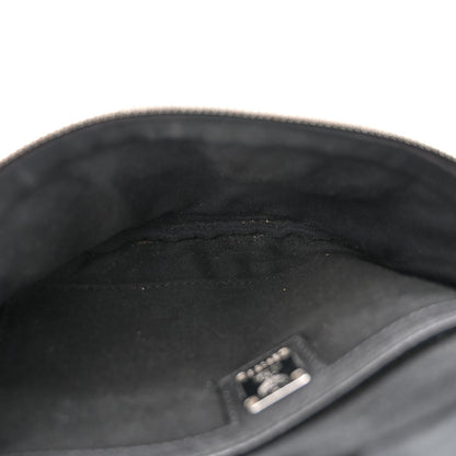 MCM Calfskin Ottomar Monogram Fursten Belt Bag Black 5 of 10