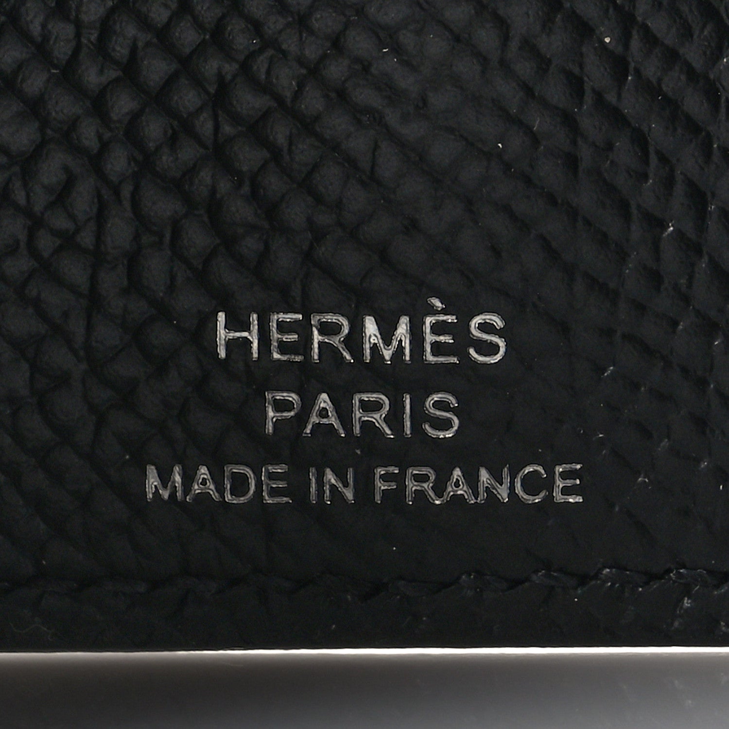 Hermes Epsom Bearn Multicles 4 Key Holder Black 6 of 8