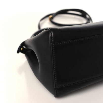 Fendi Nappa Mini Peekaboo Iconic Satchel Black 7 of 8