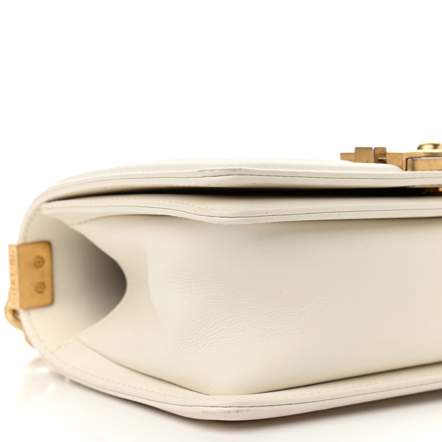 Chanel Calfskin Embroidered Small Boy Flap Ivory 9 of 12