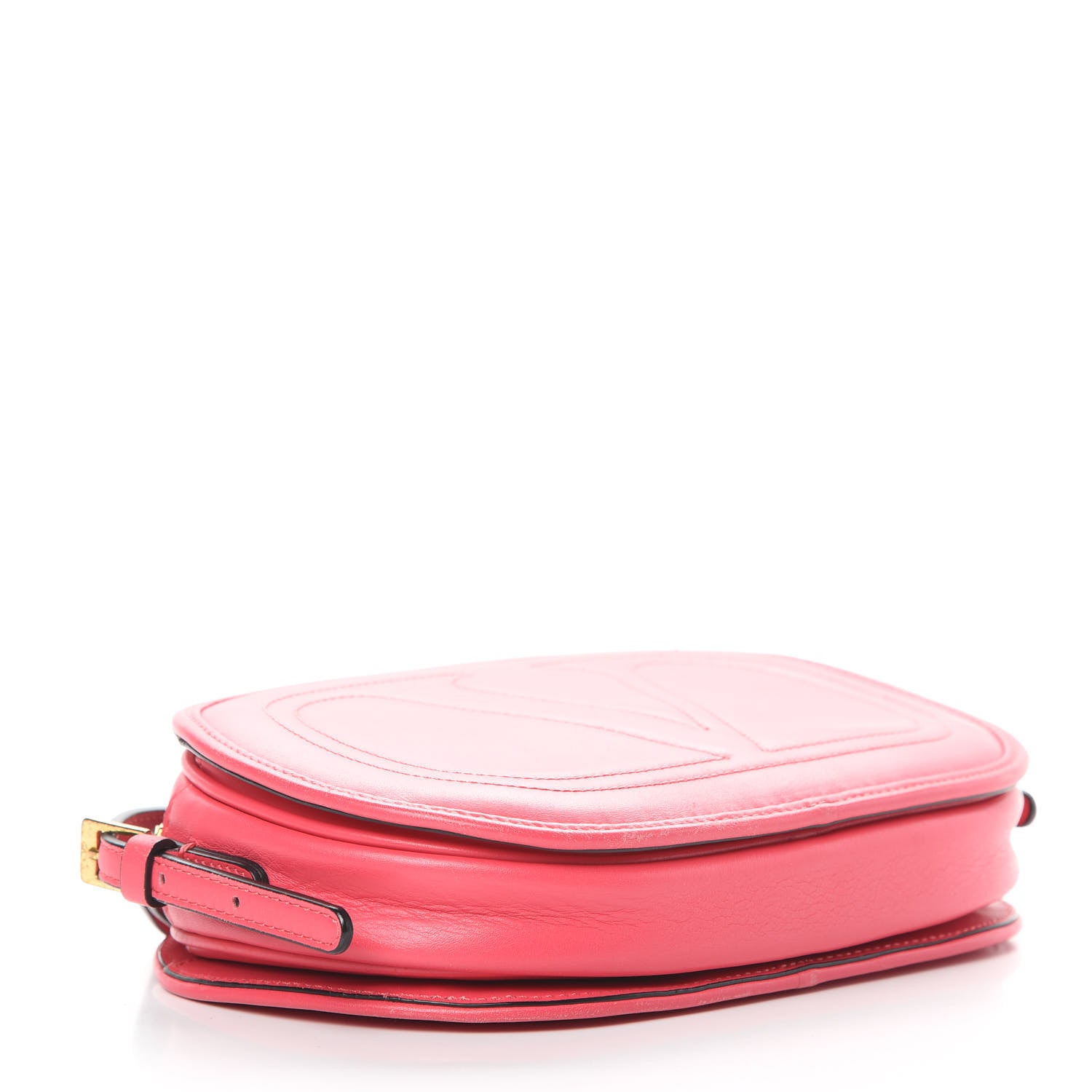 Valentino Garavani Vitello Small Logo Go Crossbody Bag Deep Rose 4 of 15