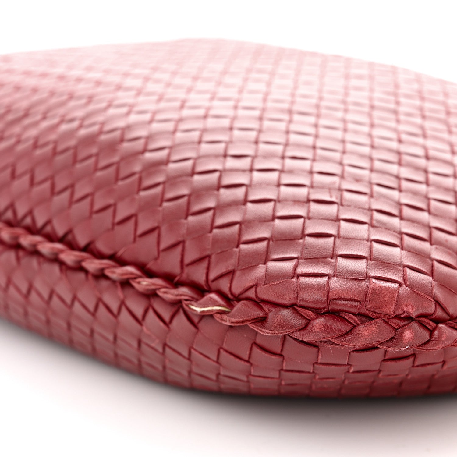 Bottega Veneta Nappa Intrecciato Large Veneta Hobo Vermillion 10 of 10