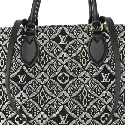 Louis Vuitton Jacquard Since 1854 Onthego GM Grey 7 of 10