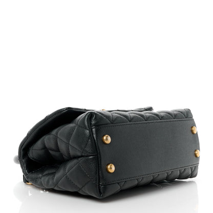 Chanel Caviar Quilted Mini Coco Handle Flap Black 4 of 12