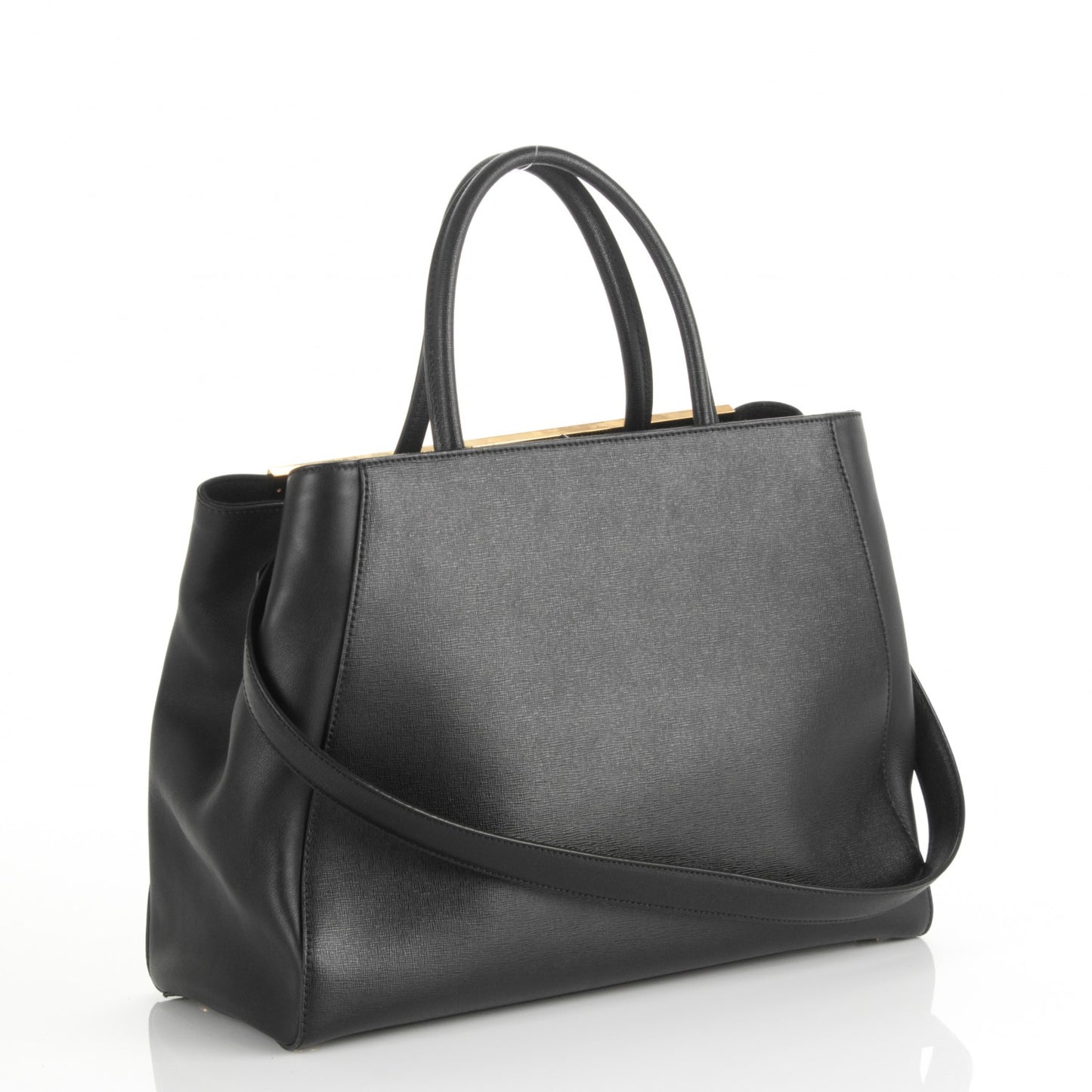 Vitello Elite Medium 2Jours Tote Black