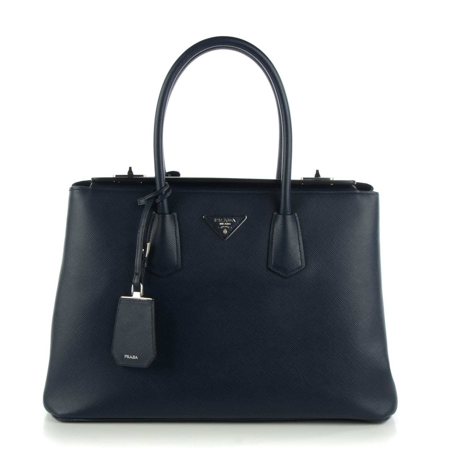Saffiano Cuir Twin Tote Baltico