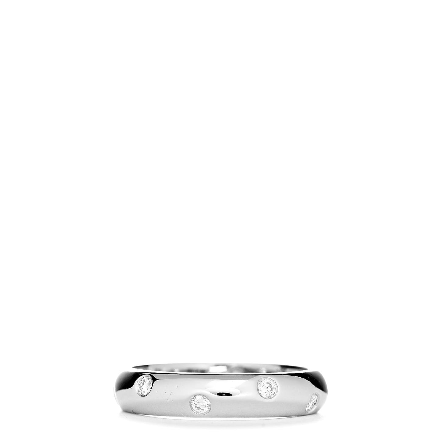 Platinum Diamond 4mm Etoile Band Ring 51 5.75