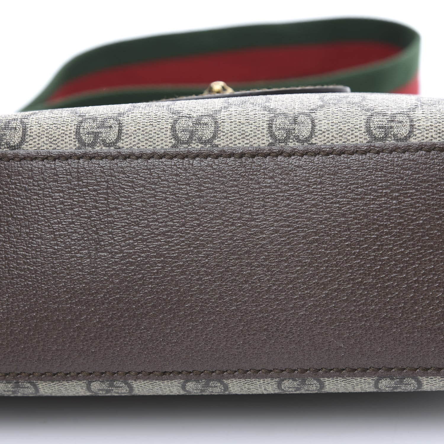 Gucci GG Supreme Monogram Web Neo Vintage Shoulder Bag Beige New Acero Crop 11 of 14