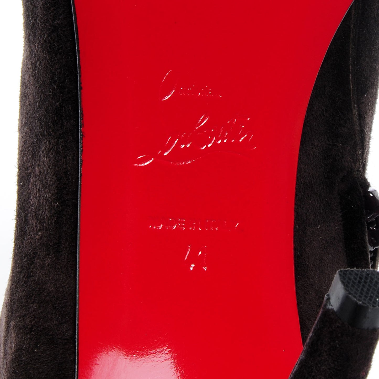 Veau Velours Belle 85 Ankle Boots 41 Ebene