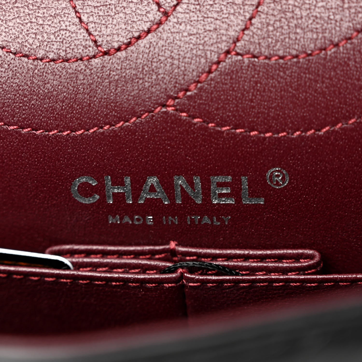 Chanel Aged Calfskin Chevron Quilted 2.55 Reissue 226 So Black 6 of 10