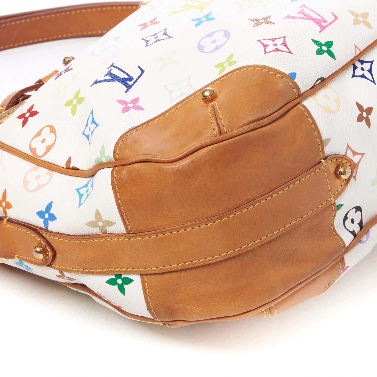 Louis Vuitton Monogram Multicolor Greta White 5 of 8