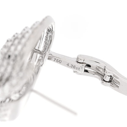 Parker & West by FASHIONPHILE 18K White Gold Diamond 4.36ctw Swirl Earrings 4 of 4