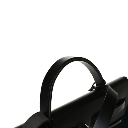 Hermes Toile Vache Hunter Herbag Zip PM 31 Bleu Marine Black 11 of 21