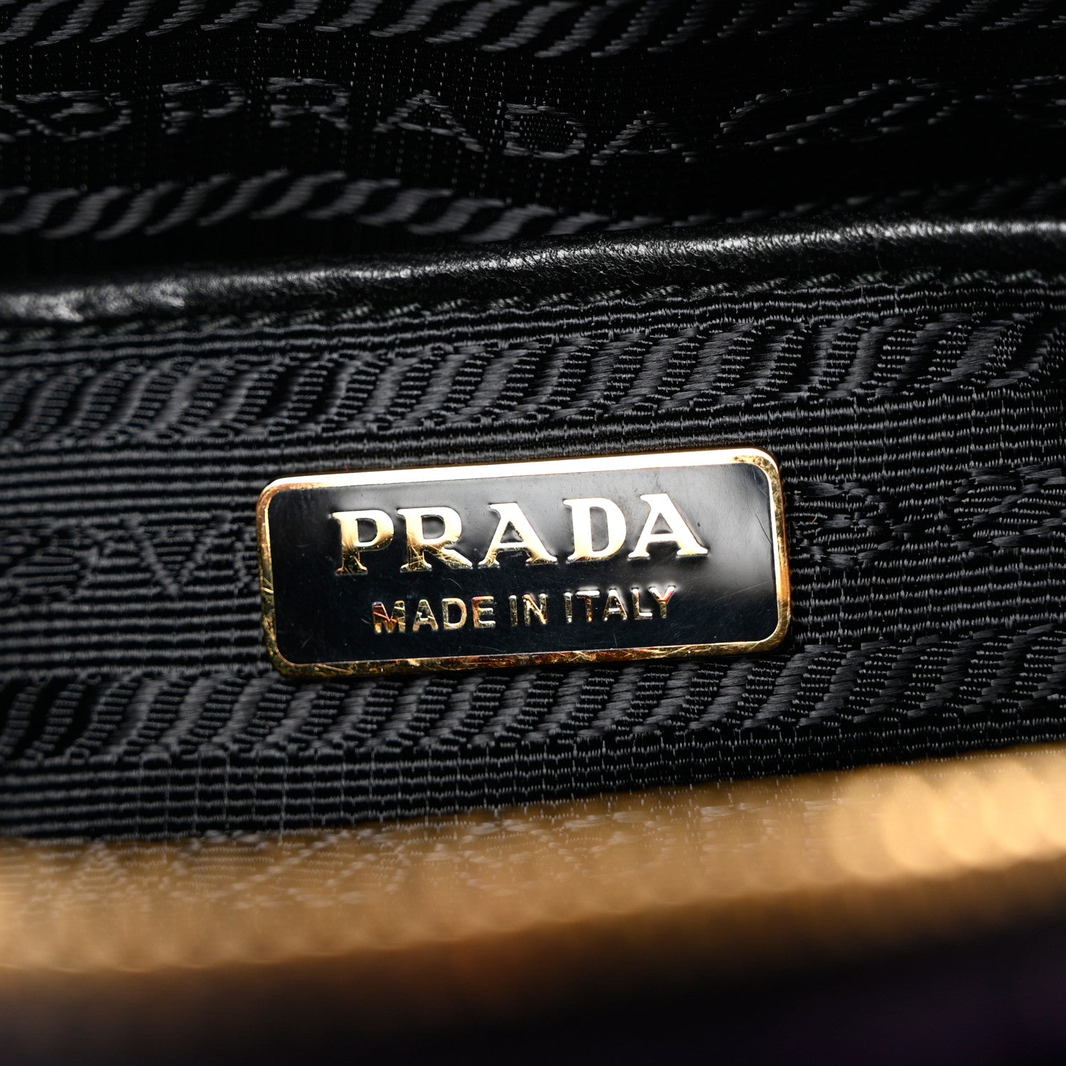 Prada Velluto Zip Top Chain Shoulder Bag Prugna 6 of 10